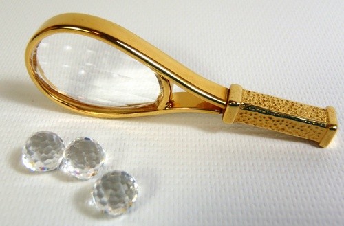 スワロフスキー Swarovski 1998年 廃盤品 『テニスラケット』 183280の通販は
