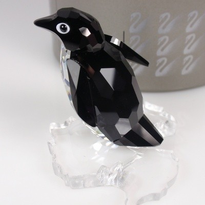 スワロフスキー置物　ペンギン男爵　台座付き スワロフスキー置物 ペンギン男爵 台座付き SWAROVSKI スワロフスキー