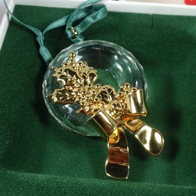 スワロフスキー Swarovski 2001年 廃盤品 『リース オーナメント』 203081
