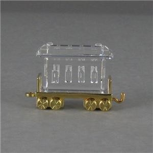 スワロフスキー Swarovski 2004年 廃盤品 『列車の客車, ゴールドコーティング』 219193_2