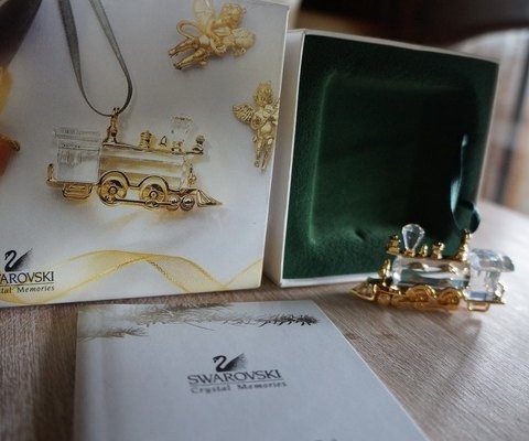 スワロフスキー クリスマス オーナメント 2002 イヤーオーナメント