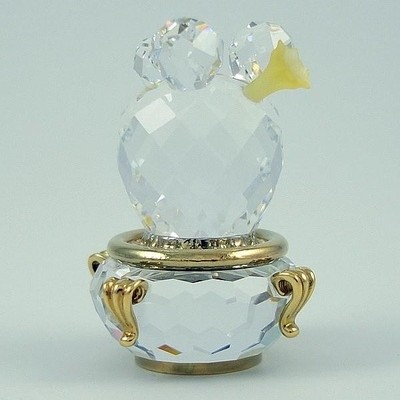 スワロフスキー Swarovski 2001年 廃盤品 『サボテン, Light Topaz