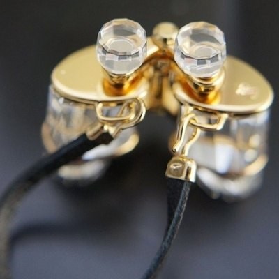 スワロフスキー Swarovski 2002年 廃盤品 『双眼鏡, ゴールドコーティング』 243445