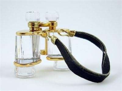 スワロフスキー Swarovski 2002年 廃盤品 『双眼鏡, ゴールドコーティング』 243445
