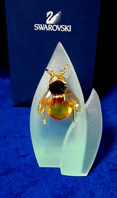 ◆未使用 希少 2004年廃盤品 オーストリア製！スワロフスキー『ワニ』 スワロフスキー Swarovski 2004年 廃盤品 置物 蜂 Bee Alipur, Small