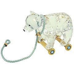 スワロフスキー Swarovski 2003年 廃盤品 『テディベアの車輪の