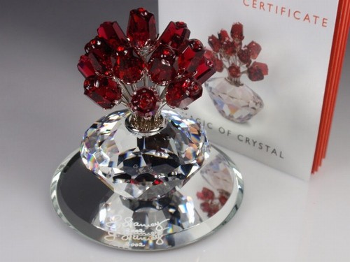 スワロフスキー Swarovski 2002年 SCS限定品 『The Vase of Roses,Jubilee Edition』 283394