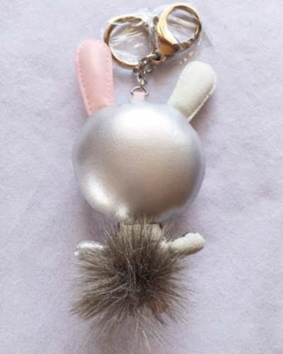 【SWAROVSKI】新品Mathilde バッグチャーム Mathilde bag charm, Rabbit, Gray, Stainless steel | Swarovski