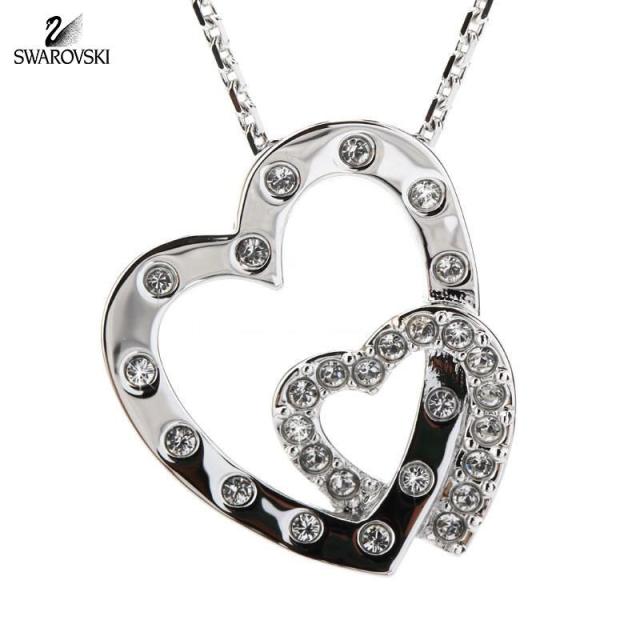 スワロフスキー Swarovski INTERLOCKED HEARTS ペンダント 5022442