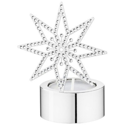 スワロフスキー Swarovski 『シルバースター ティーライトキャンドルホルダー』 5030477の通販は 6,618円
