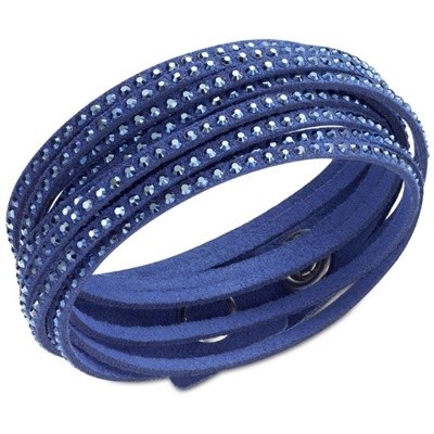 スワロフスキー Swarovski 『Slake Metallic Blue ブレスレット 