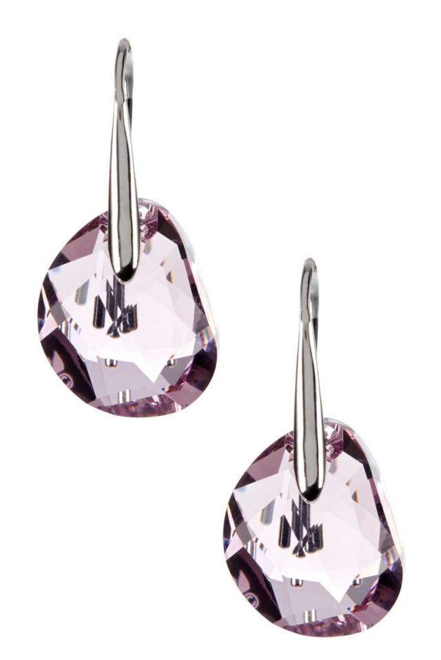 スワロフスキー Swarovski GALET ピアス ライトアメシスト 5068512の通販は