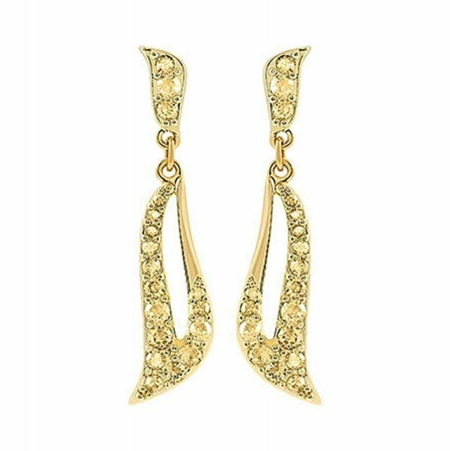 スワロフスキー Swarovski LEAF PIERCED ピアス ゴールド 5073014 