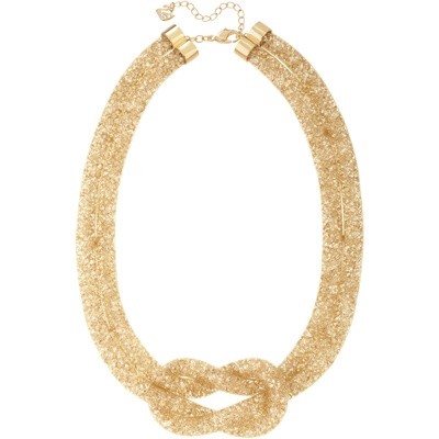 スワロフスキー Swarovski 『Stardust Knot Gold ネックレス』 5110617