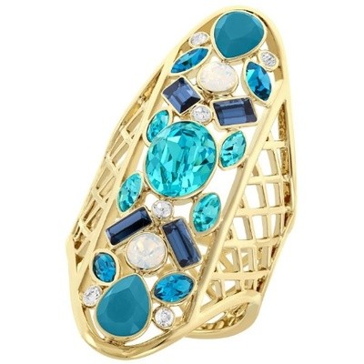 スワロフスキー Swarovski 『Cyan 輪っか』 5115538