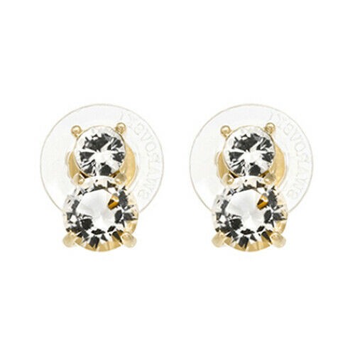 スワロフスキー Swarovski SOLITAIRE Studs ピアス ゴールド 5128809