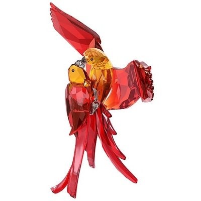 スワロフスキー Swarovski 『オウム（レッド）』 5136809
