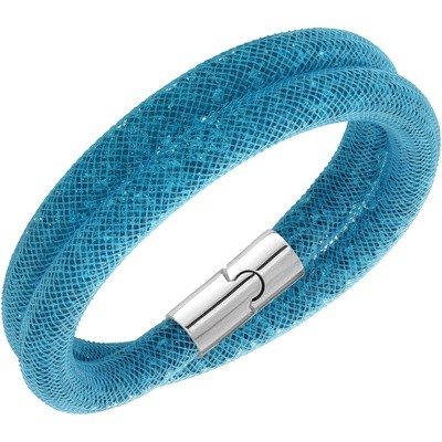 スワロフスキー Swarovski 『Stardust Blue Double ブレスレット, S
