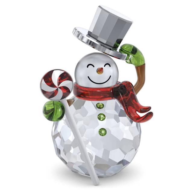 スワロフスキー Swarovski クリスマス Holiday Cheers Snowman 雪だるま 置物 5155434の通販は