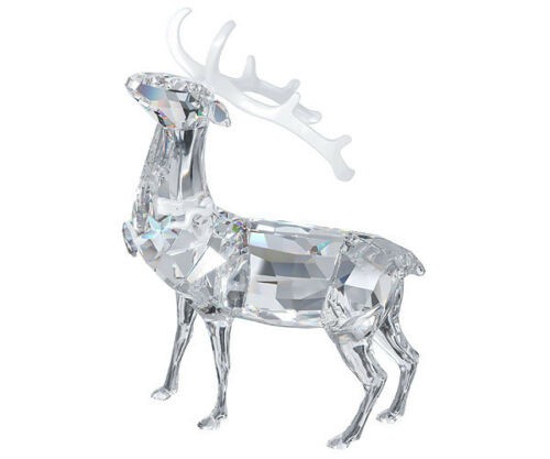 スワロフスキー Swarovski 置物 鹿 CHRISTMAS STAG フィギュリン 5155699