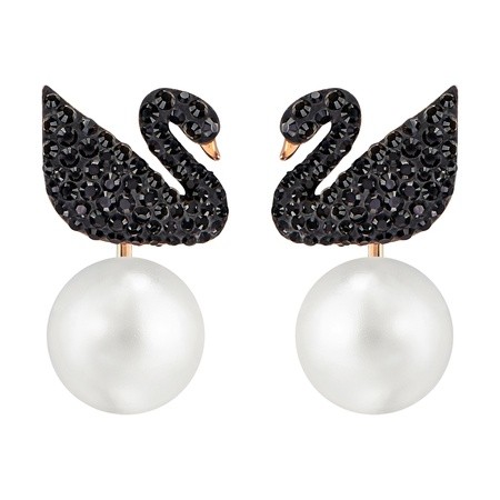 スワロフスキー Swarovski 『Iconic Swan ジャケットピアス』 5193949
