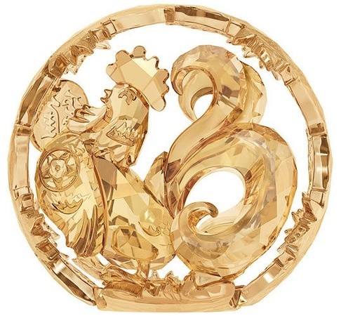スワロフスキー Swarovski 『十二支 ルースター Gold Tone』 5213550