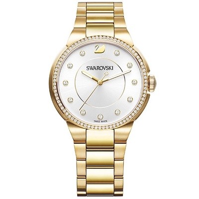 Swarovski ゴールド 時計 スワロフスキー Swarovski 腕時計 City Yellow Gold Tone ブレスレット