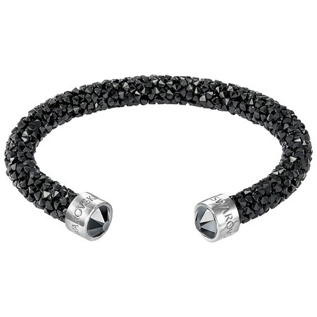 スワロフスキー Swarovski 『Crystaldust カフ, Black, S』 5255908の通販は 10,257円