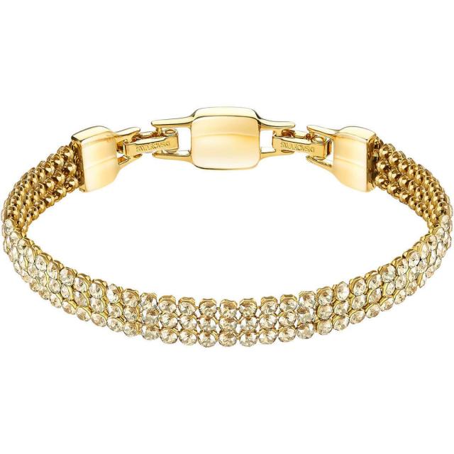 スワロフスキー Swarovski CLIM Golden Crystal Mesh ブレスレット 5278718