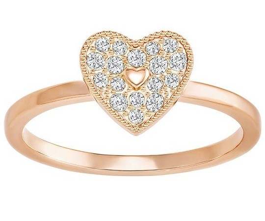 スワロフスキー Swarovski 『Field Folded Heart リング』 指輪 5286712の通販は