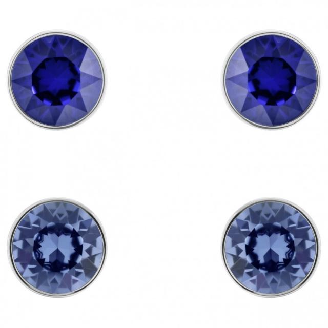 スワロフスキー Swarovski MADYSON ピアス 2有りの実 青味 5414600