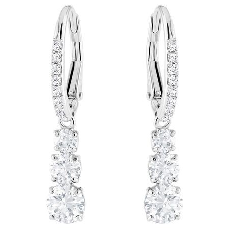 スワロフスキー Swarovski 『ATTRACT TRILOGY ROUND ピアス』 5416155