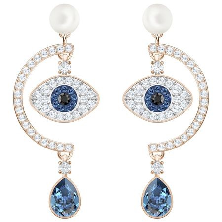 スワロフスキー Swarovski 『DUO EVIL EYE ピアス』 5425860