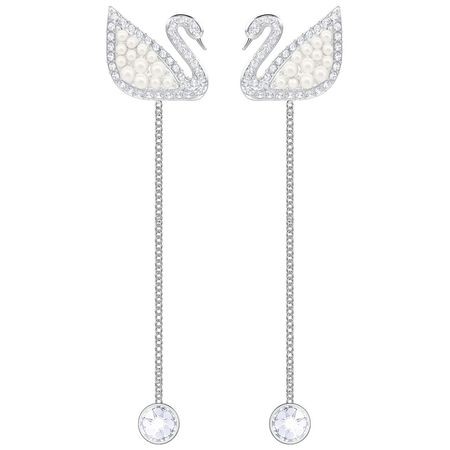 スワロフスキー Swarovski 『ICONIC SWAN ピアス』 5429270
