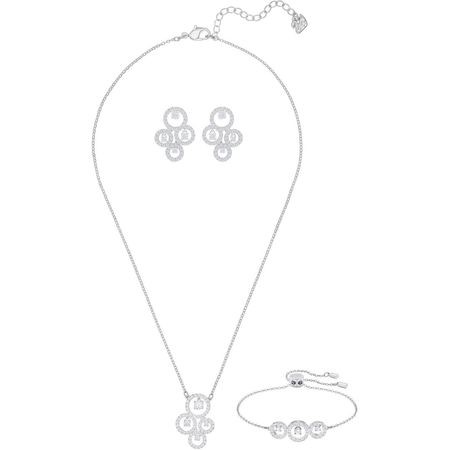 スワロフスキー Swarovski ネックレス ピアス ブレス CREATIVITY セット 5431650
