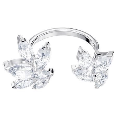 スワロフスキー Swarovski 指環 岩礁型 雪 LOUISON 明けひろげ輪っか 5448849