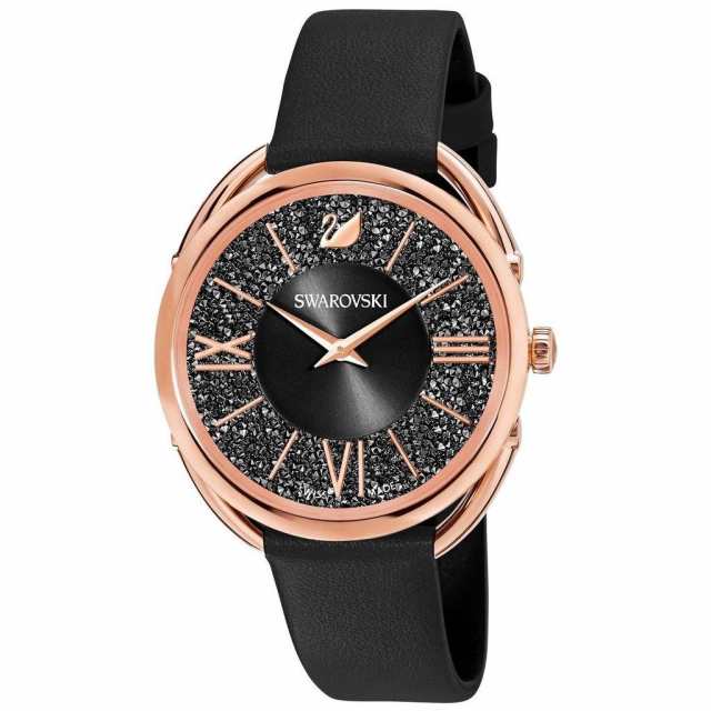 スワロフスキー Swarovski 腕時計 ブラック CRYSTALLINE GLAM ウォッチ 5452452｜au PAY マーケット