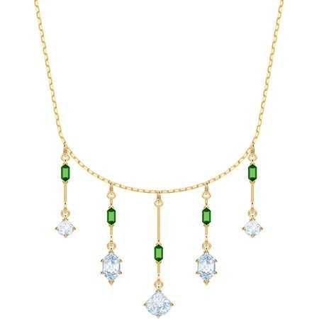 スワロフスキー Swarovski グリーン クリア OZ ネックレス 5455519の通販は
