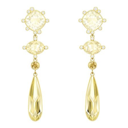 スワロフスキー Swarovski ゴールド OLIVE ピアス 5456889
