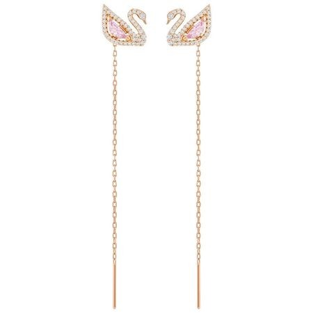 スワロフスキー Swarovski スワン 白鳥 DAZZLING SWAN ピアス 5469990