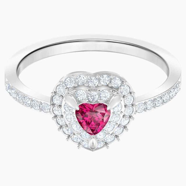 スワロフスキー Swarovski ONE RING ハート リング 指輪 5470698