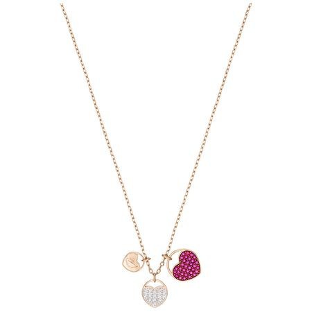 スワロフスキー Swarovski ハート ピンク GINGER ペンダント 5472446の通販は 10,862円