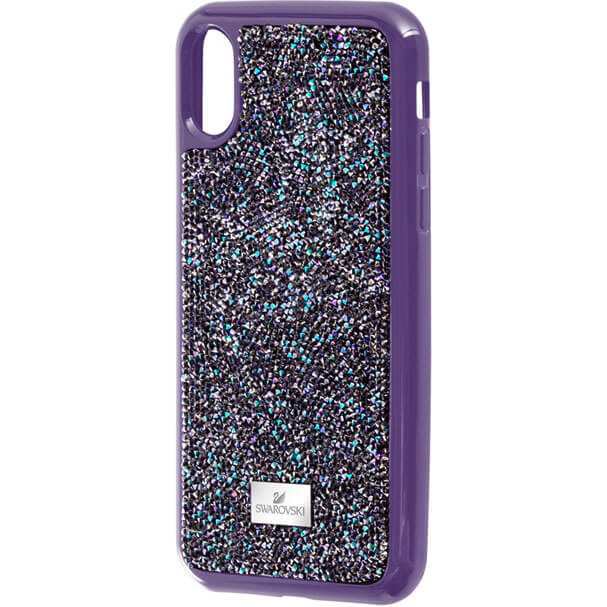 スワロフスキー Swarovski パープル Glam Rock Smartphone ケース(カバー付き) iPhone XS Max 用 5478875