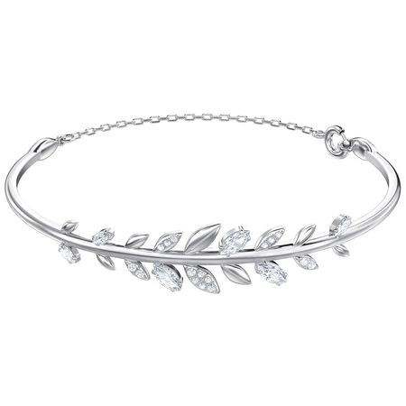 スワロフスキー Swarovski リーフ型 MAYFLY バングル 5482077