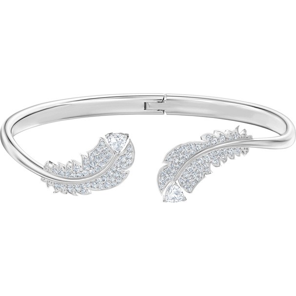 スワロフスキー Swarovski 羽 Nice バングル, M 5482915