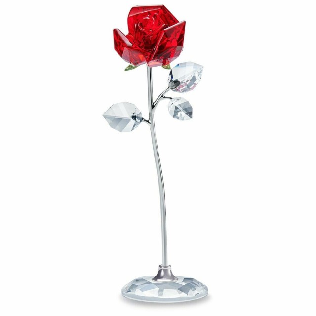 スワロフスキー Swarovski 置物 クリスタル Flower Dreams - Red Rose 