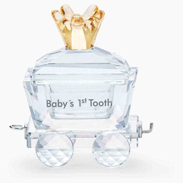 スワロフスキー Crystal Figurine BABYS 1ST TOOTH WAGON 5492218