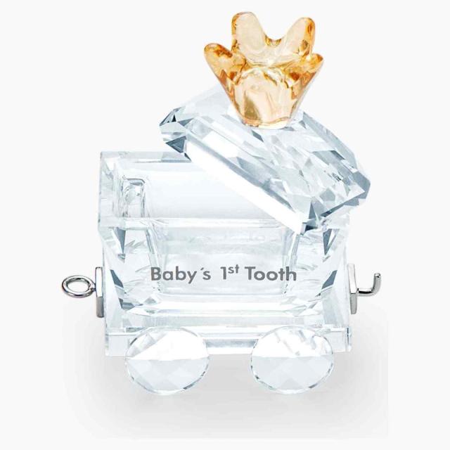 スワロフスキー Crystal Figurine BABYS 1ST TOOTH WAGON 5492218