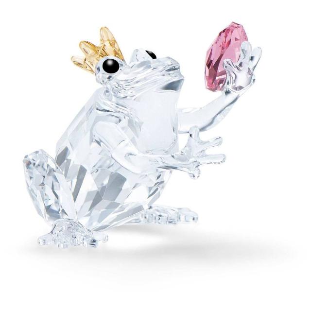 スワロフスキー Swarovski 置物 カエルの王子様 5492224