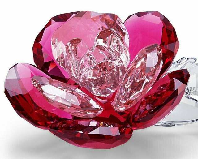 スワロフスキー Swarovski 置物 クリスタル Peony 牡丹 5493711の通販